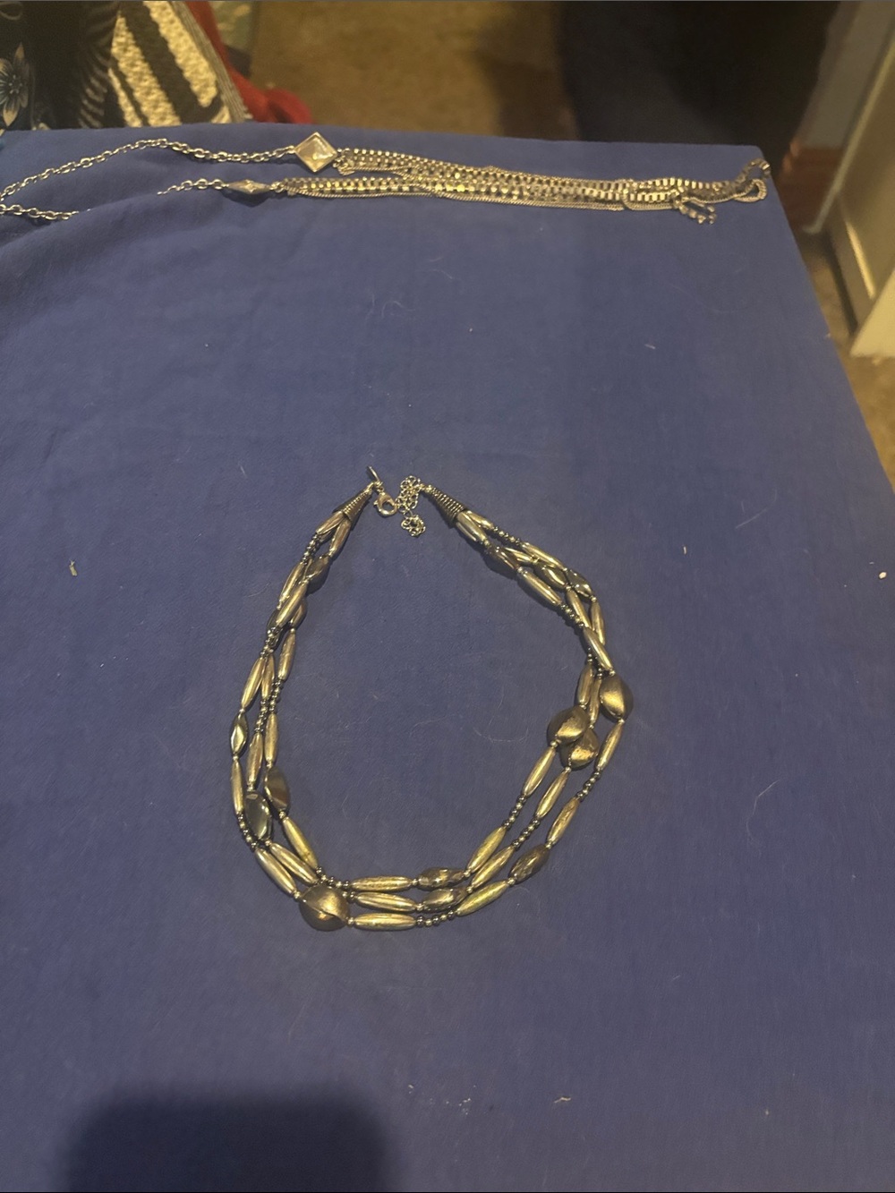 Lia Sophia Metallic Multi-Strand Bronze Necklace